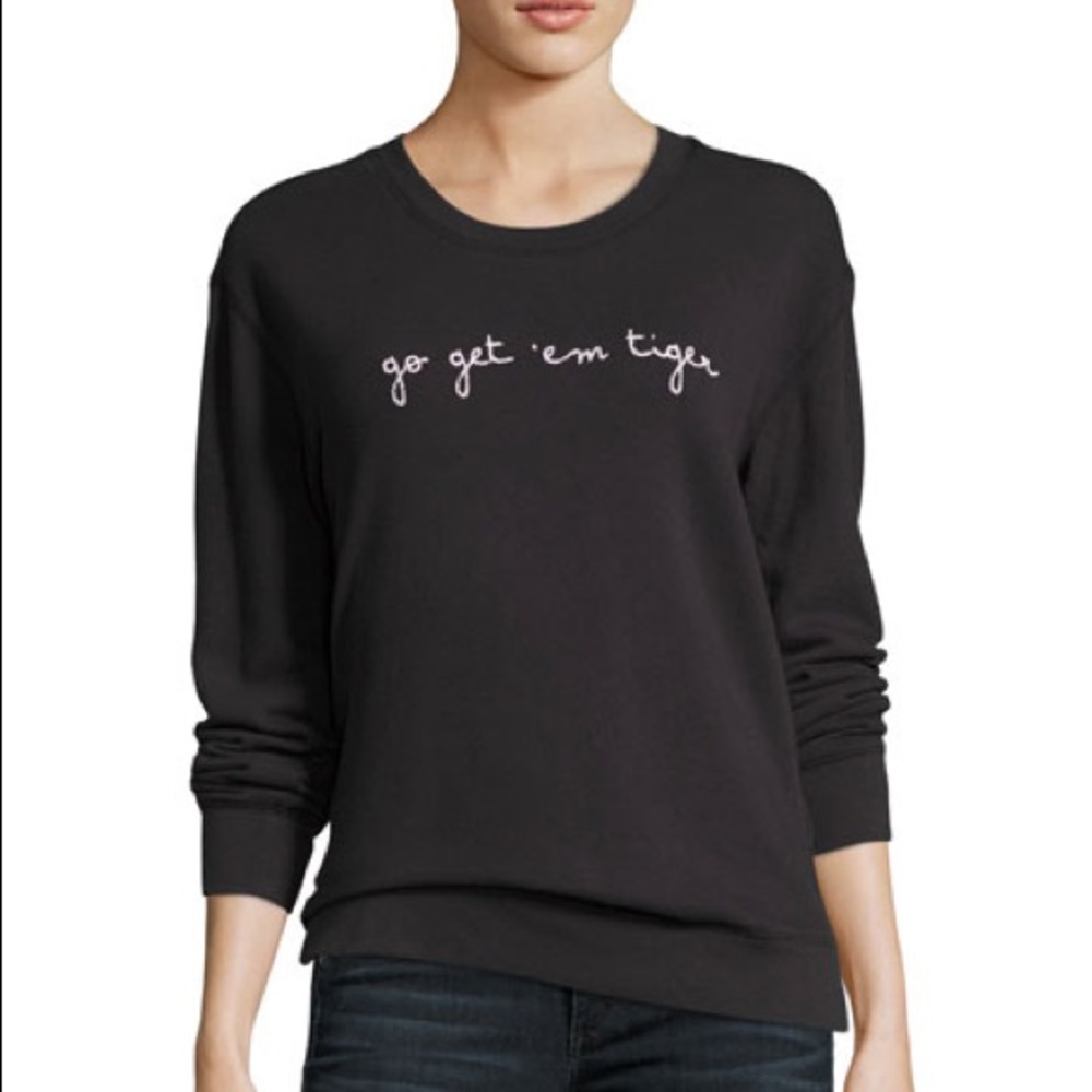 Soft Joie | Go Get Em Tiger Embroidered Pullover Crewneck Sweatshirt Size M